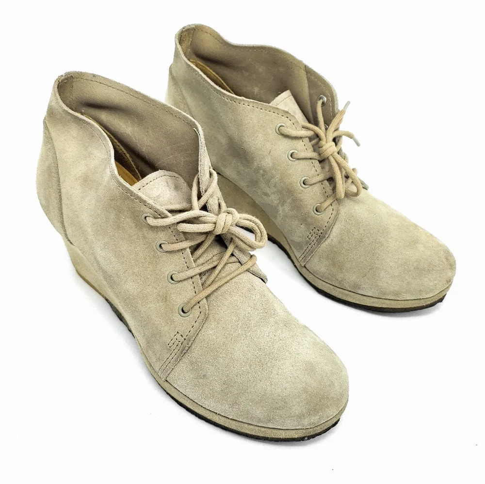 Clarks Originals Vogue Aurora Platform Wedge Ankle Bootie Sz 8